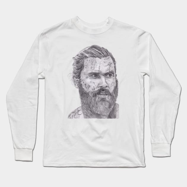 Vikings Rollo Lodbrock Long Sleeve T-Shirt by TaliArtiYa